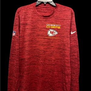 Nike Red Kansas City Chiefs Long Sleeve Tee